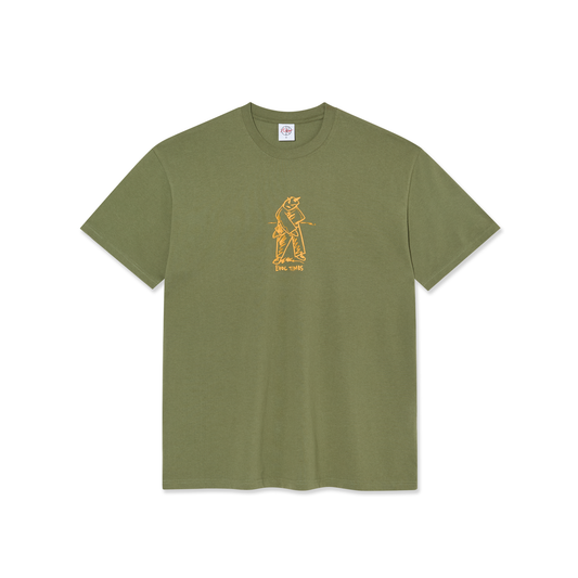 Evols Time Tee - Army Green