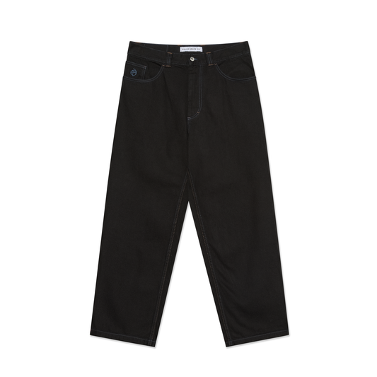 Big Boy Jeans - Black/Blue Stitching
