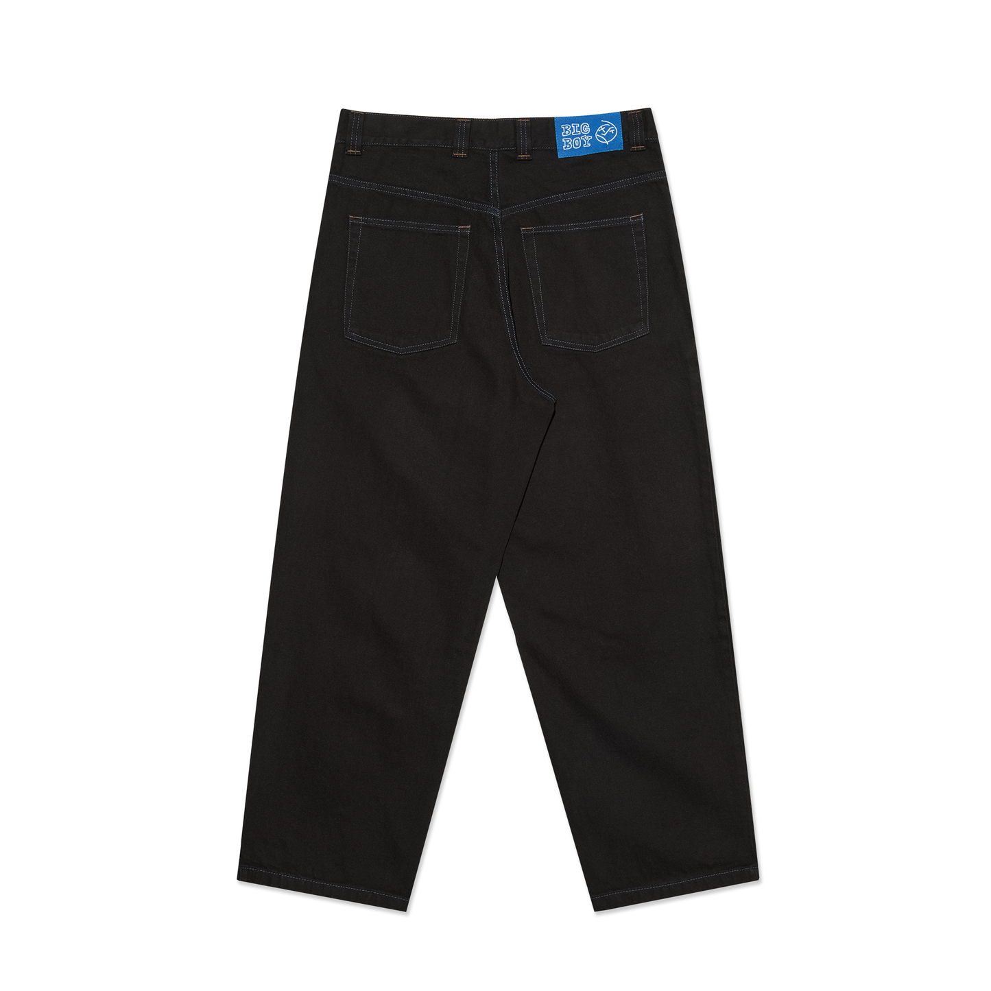 Big Boy Jeans - Black/Blue Stitching