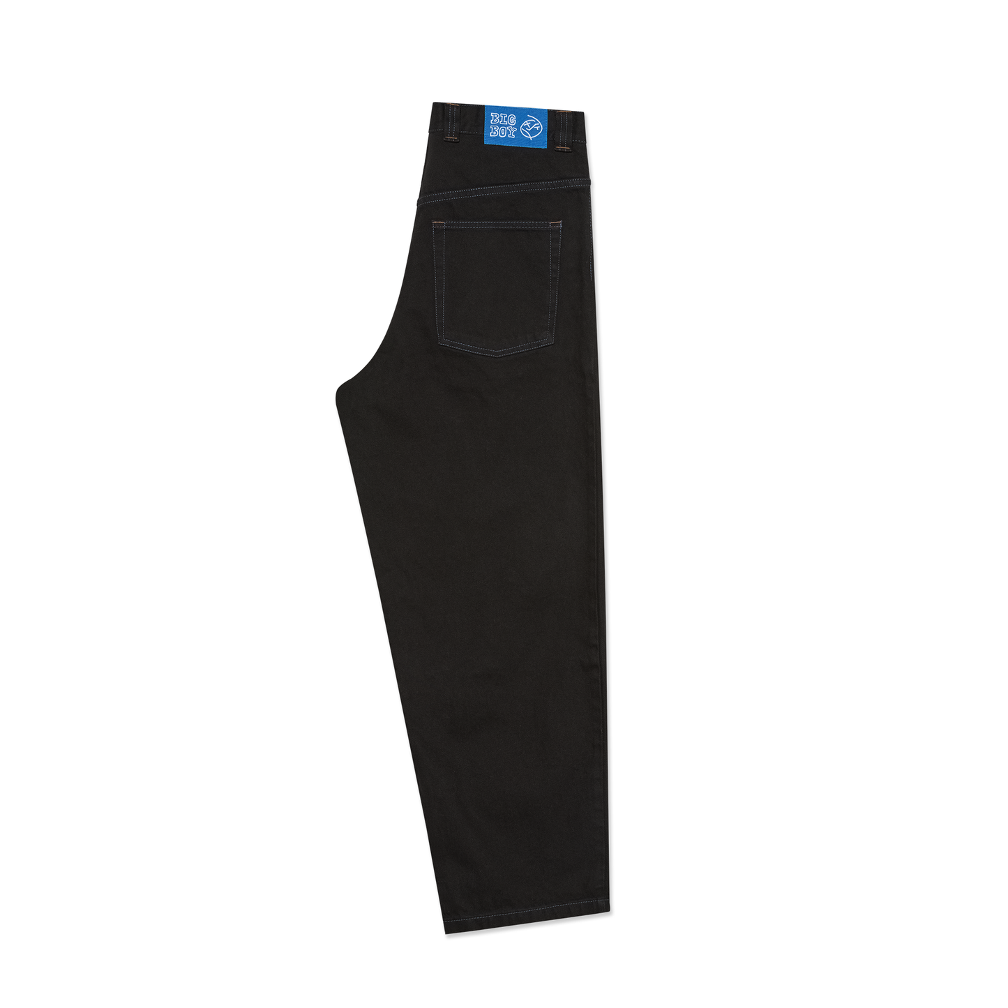 Big Boy Jeans - Black/Blue Stitching