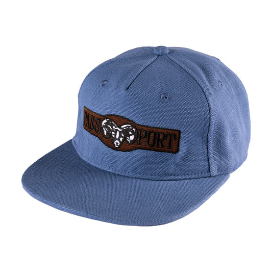 Ram Heavy Canvas Workers Cap - Steel Blue