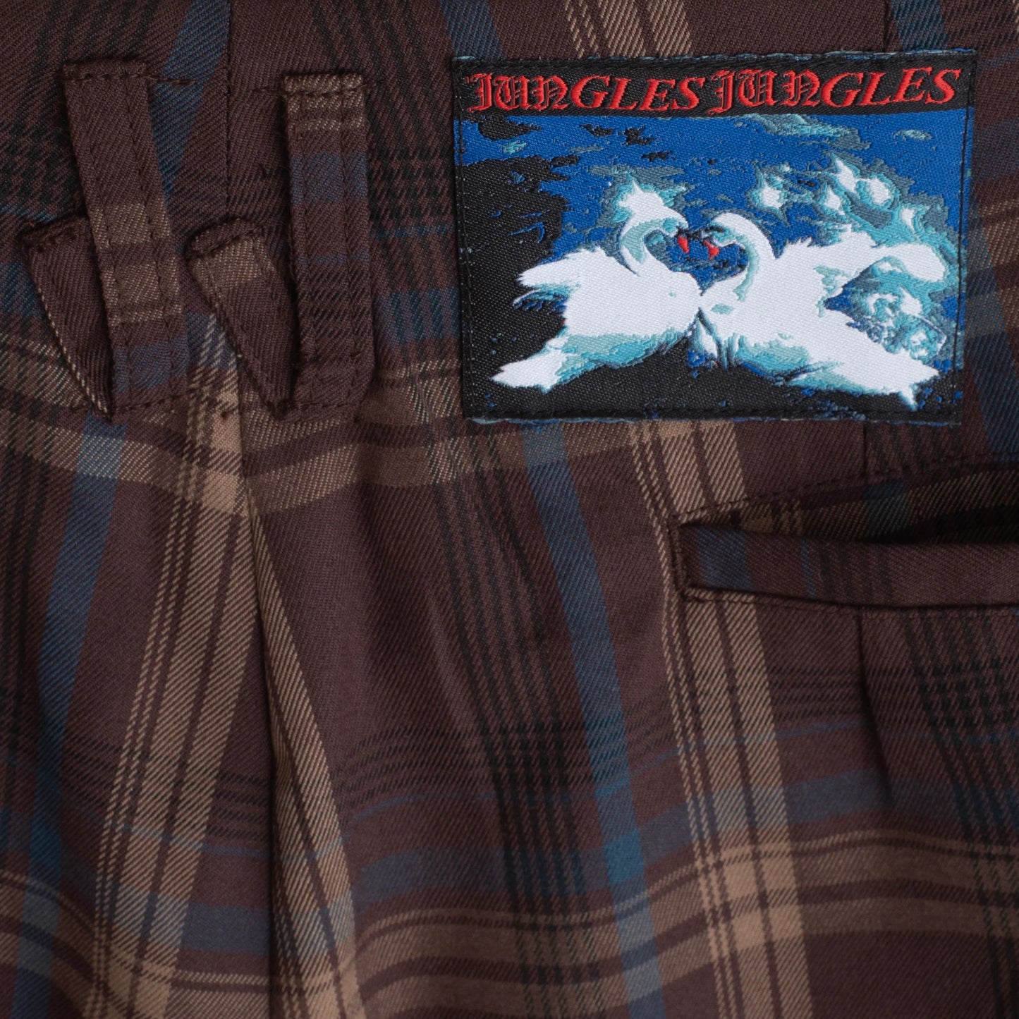 Hollywood Waist Plaid Shorts - Tartan