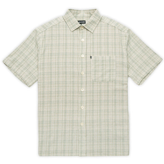 Workers S/S Check Shirt - Green/Blue