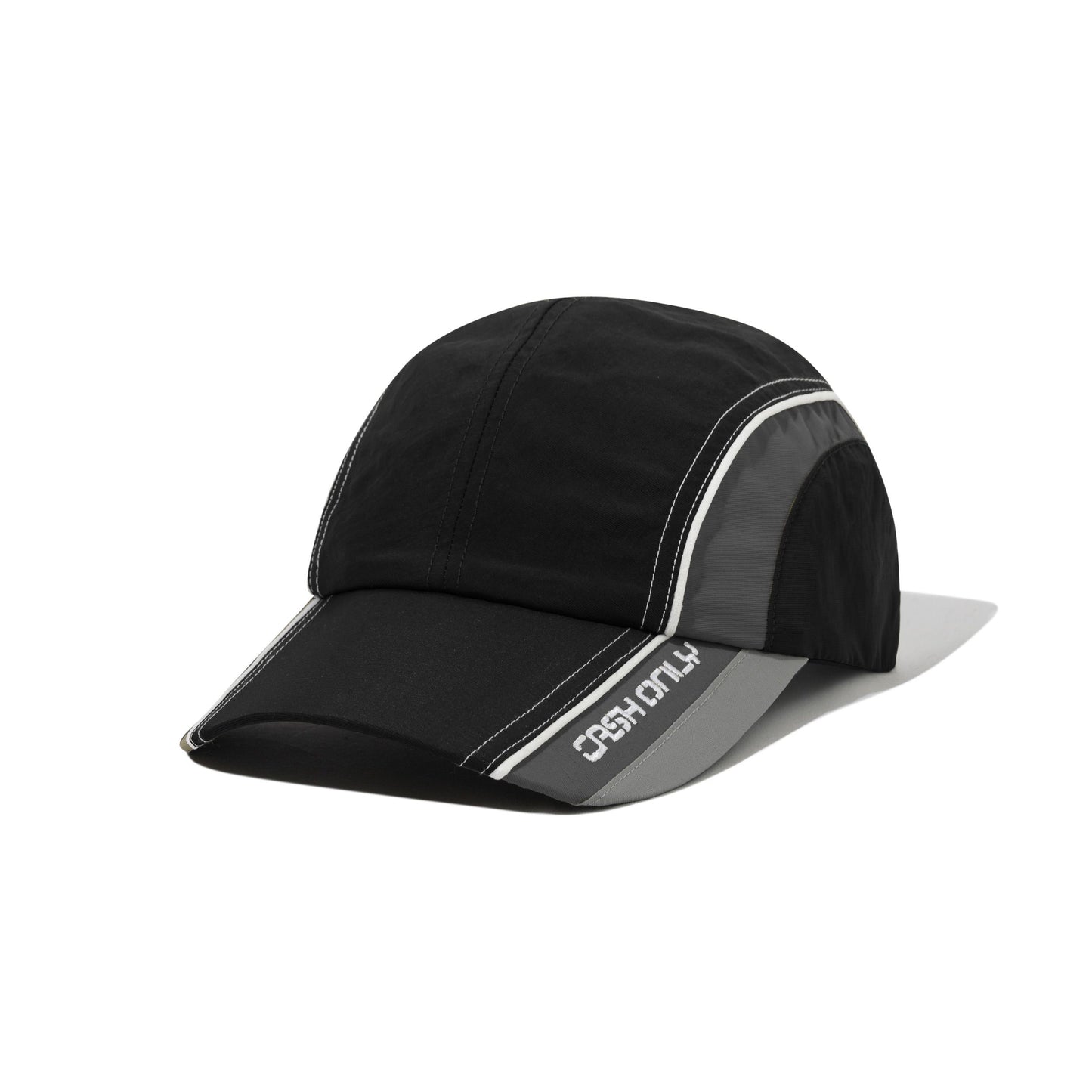Rapid 4 Panel Cap - Black/Grey