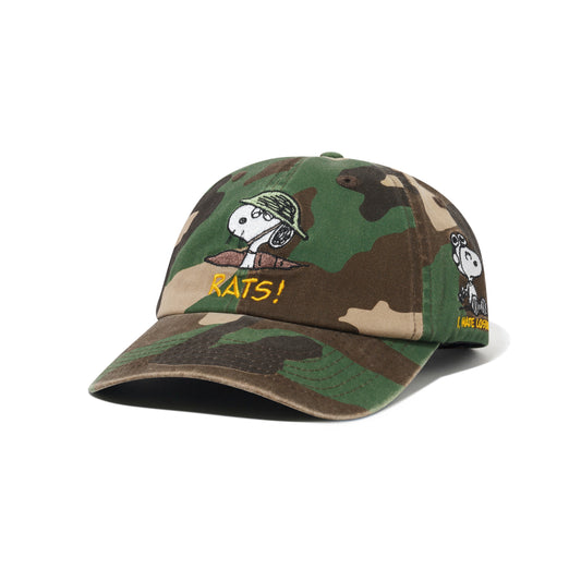 Rats 6 Panel Cap - Washed Camo