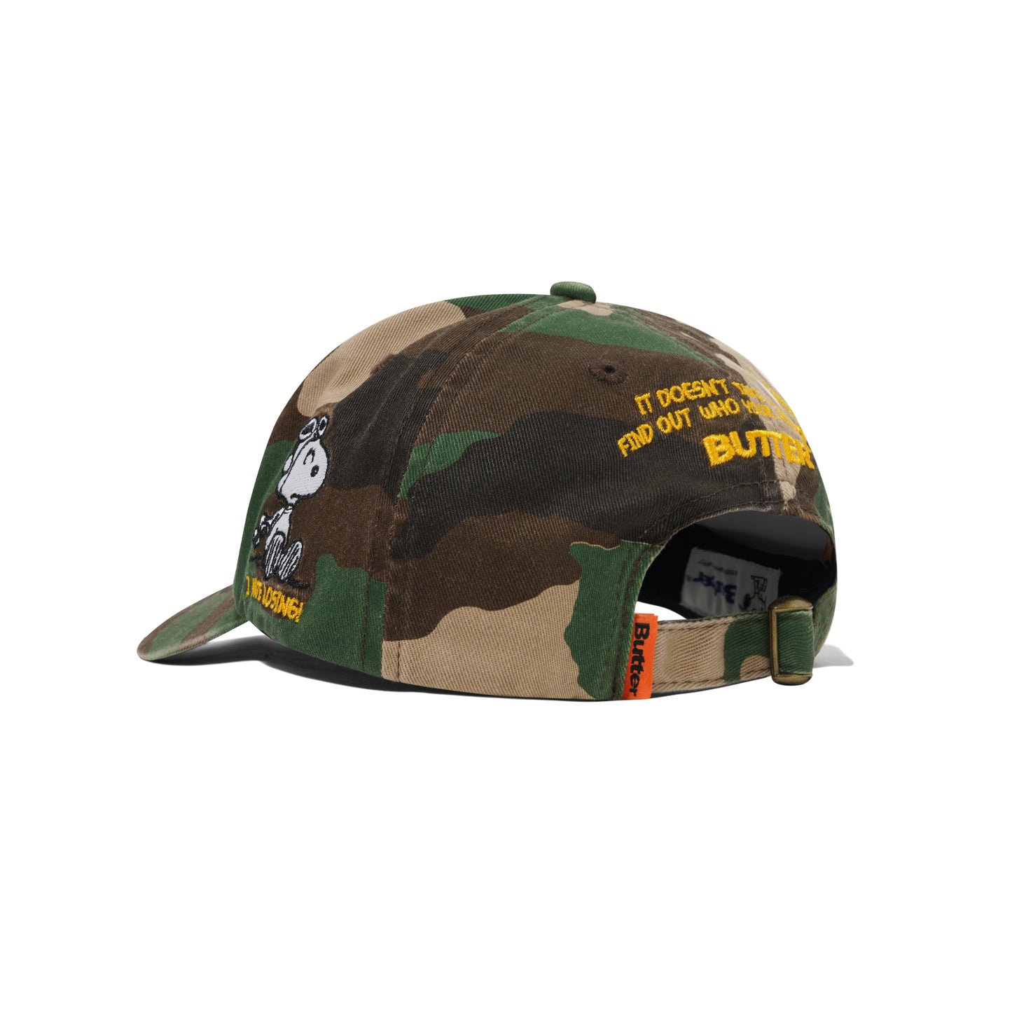Rats 6 Panel Cap - Washed Camo