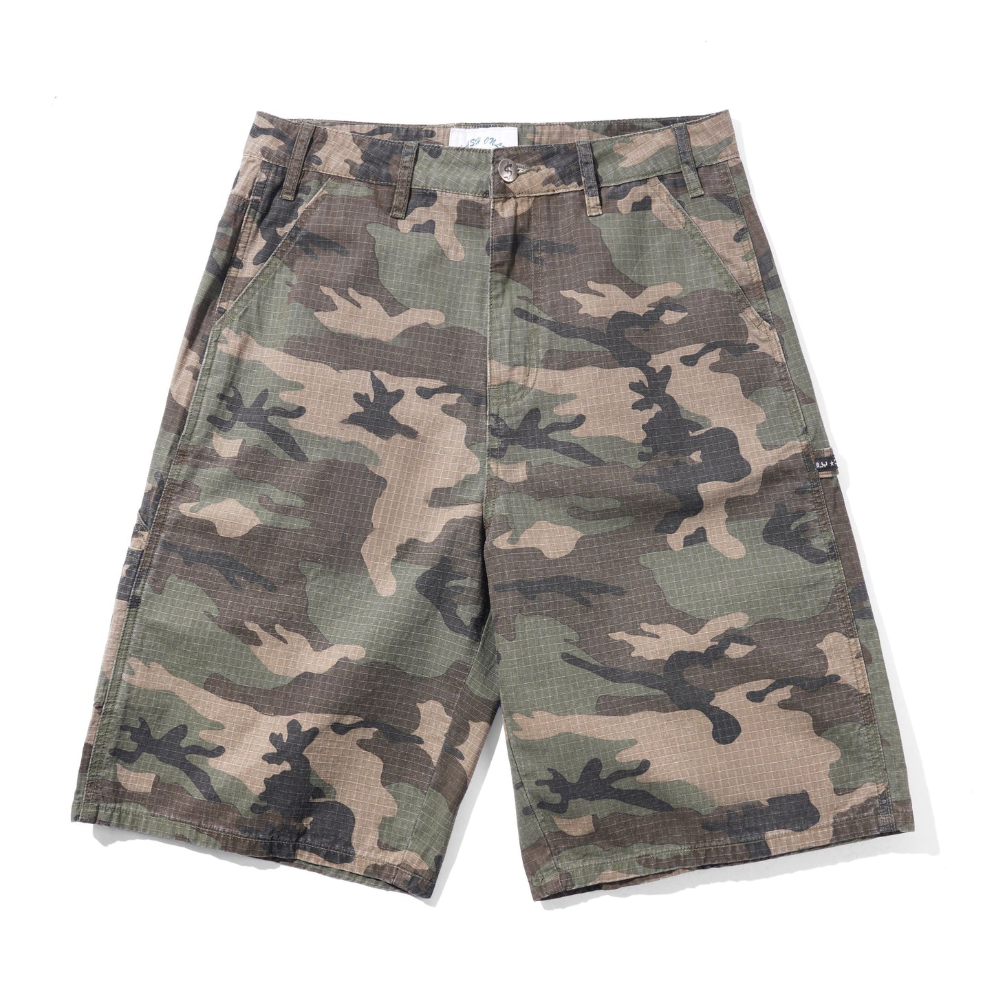 Ripstop Carpenter Shorts - Woodland Camo