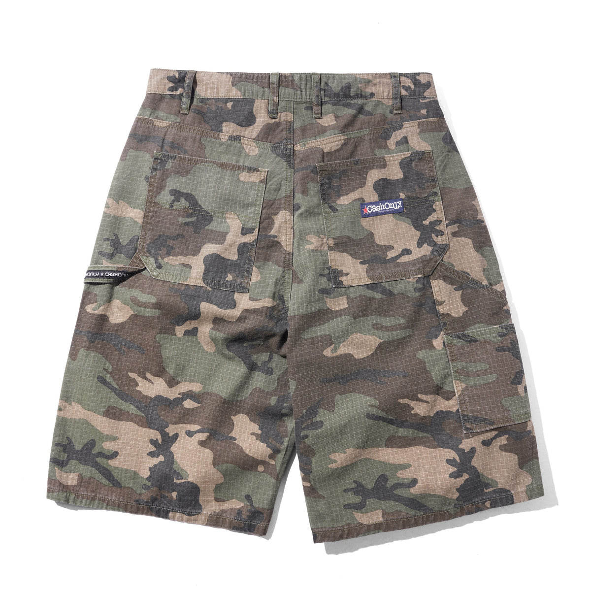 Ripstop Carpenter Shorts - Woodland Camo