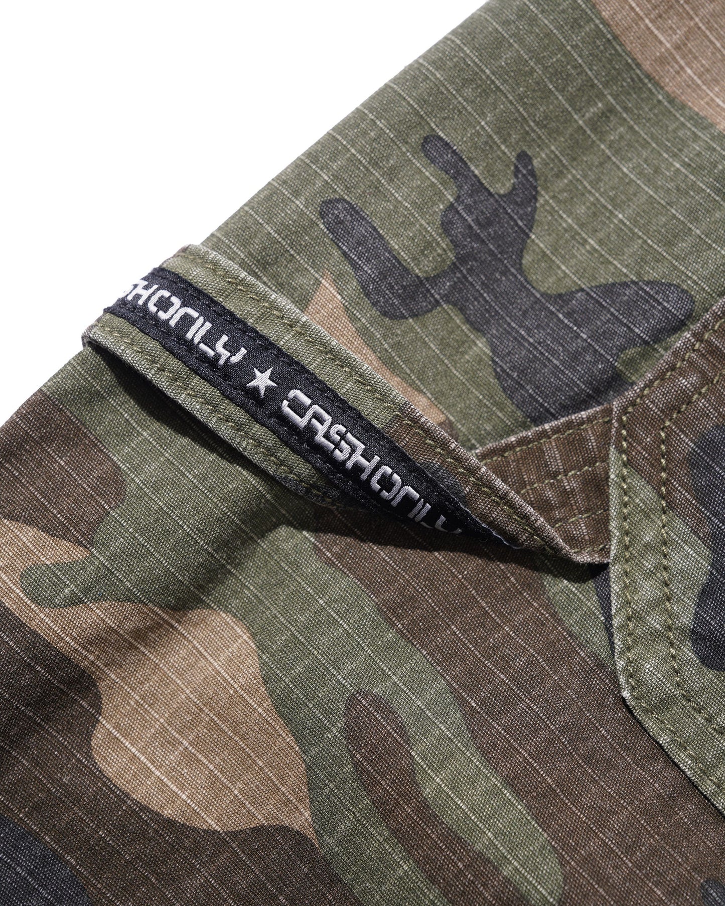 Ripstop Carpenter Shorts - Woodland Camo