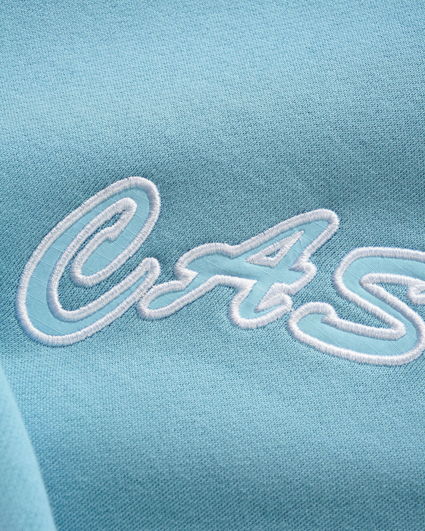 Ripstop Logo Applique Pullover Hood - Sky