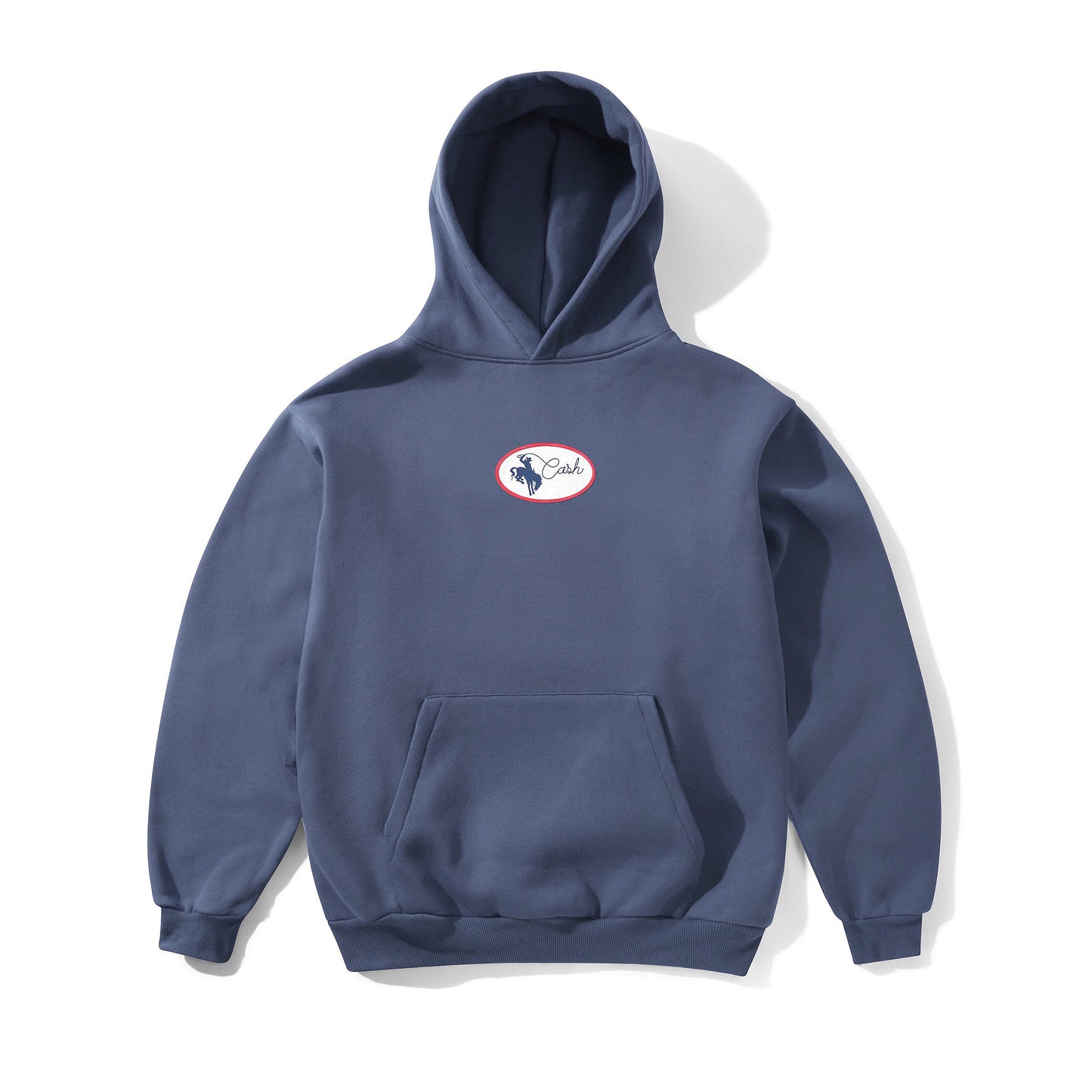 Rodeo Pullover Hood - Lead Blue