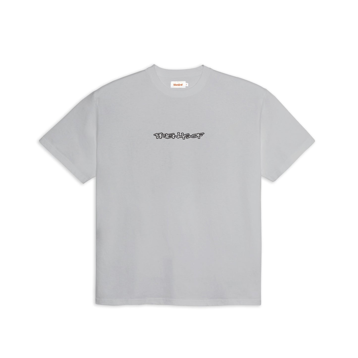 Friends Of 'Scribble Logo' T-Shirt - Nimbus Grey