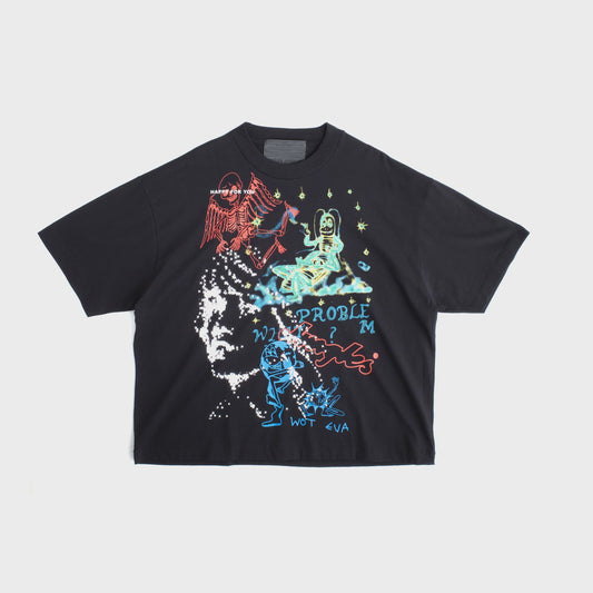 Winter 25 Test Print Tee - Black