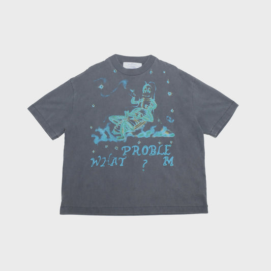 What Problem Vintage Tee - Steel Blue