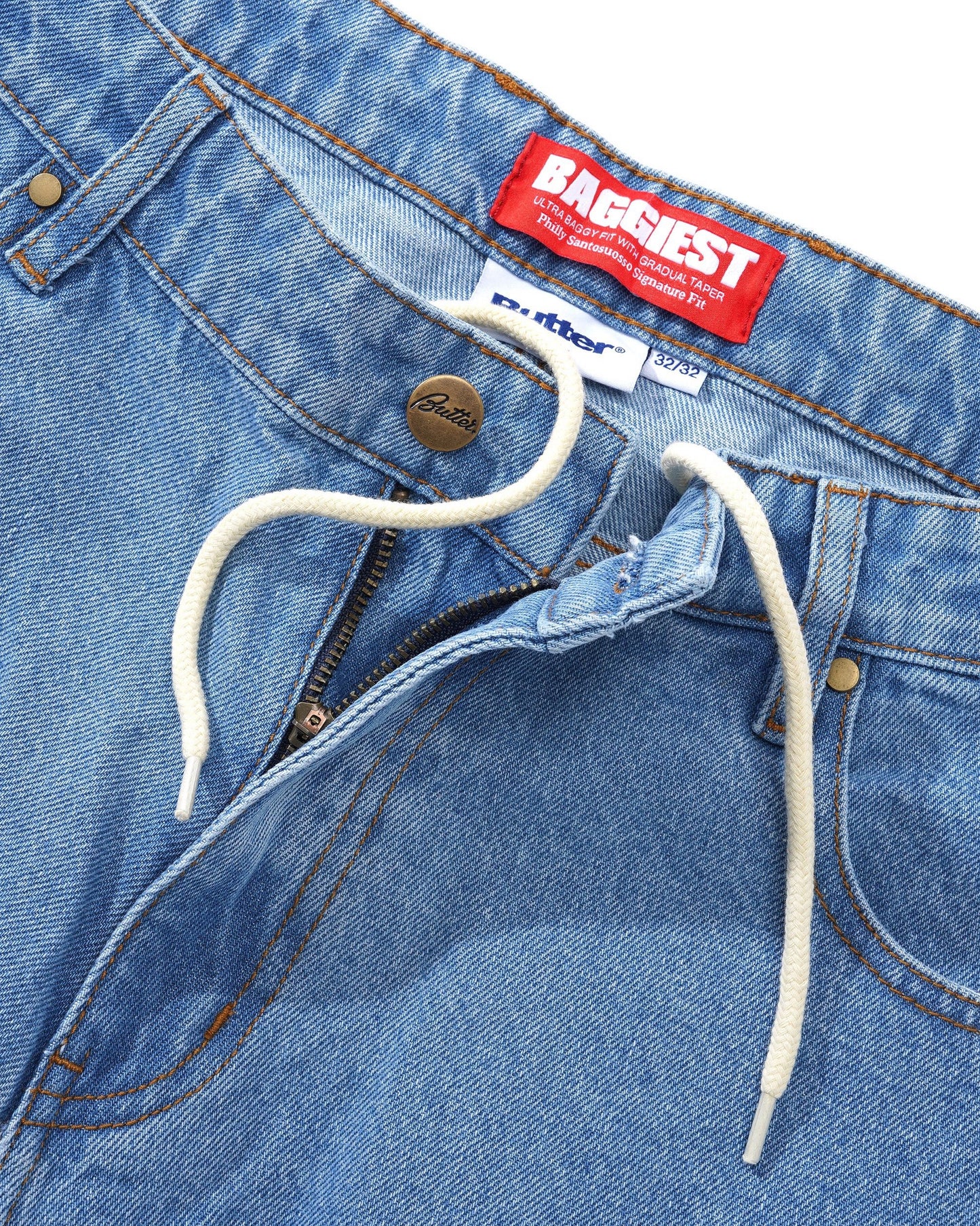 Santosuosso Denim Jeans - Washed Indigo
