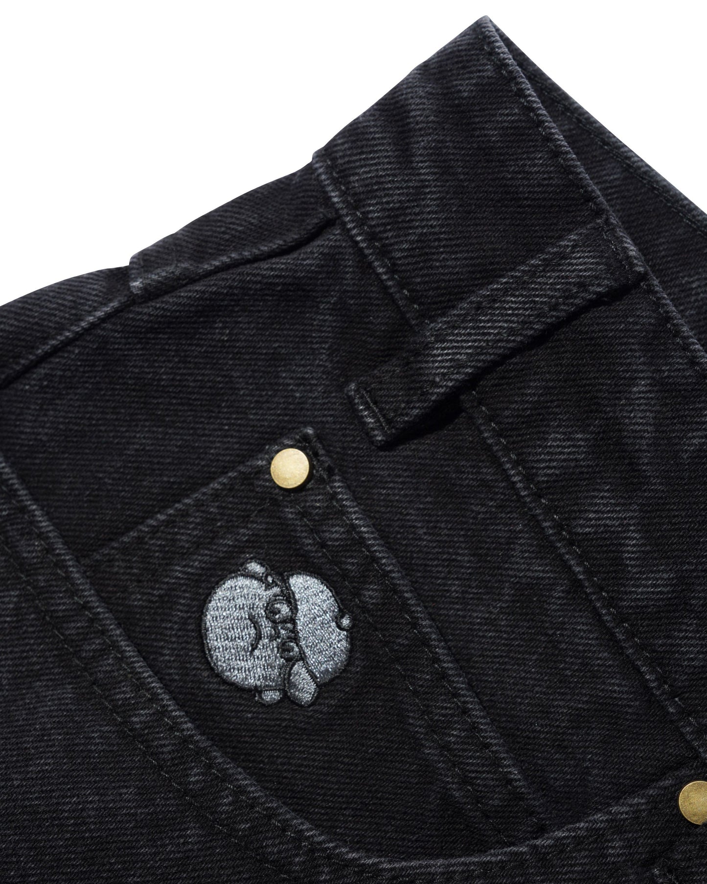 Santosuosso Denim Jeans - Flat Black