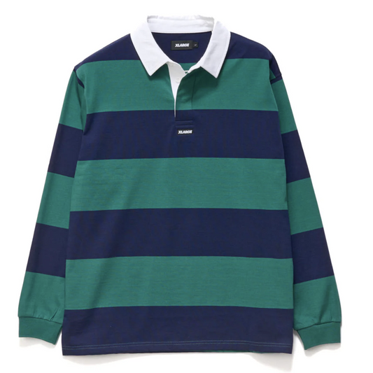 XL Stripe Rugby - Green