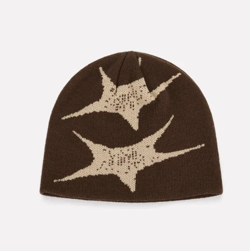Starfall Beanie - Espresso Brown/Light Khaki