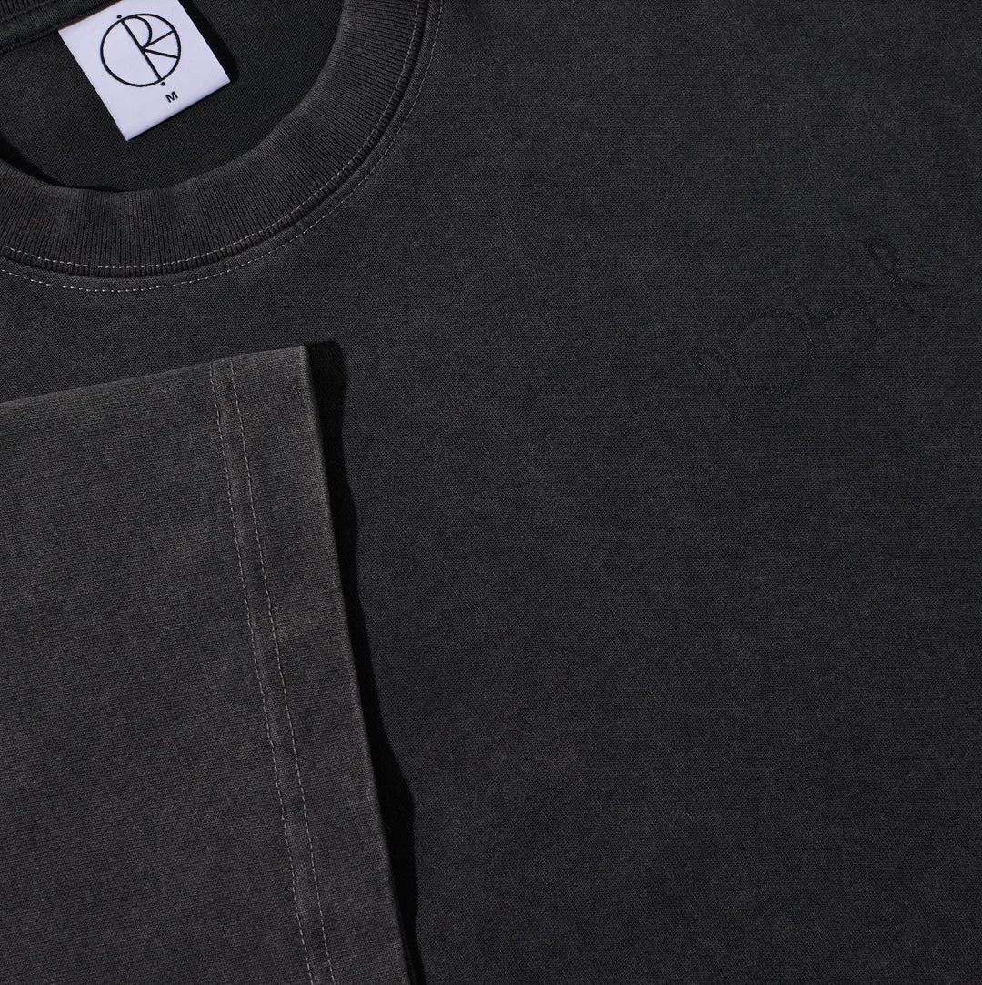 Contrast Stroke Logo Tee - Silver/Black