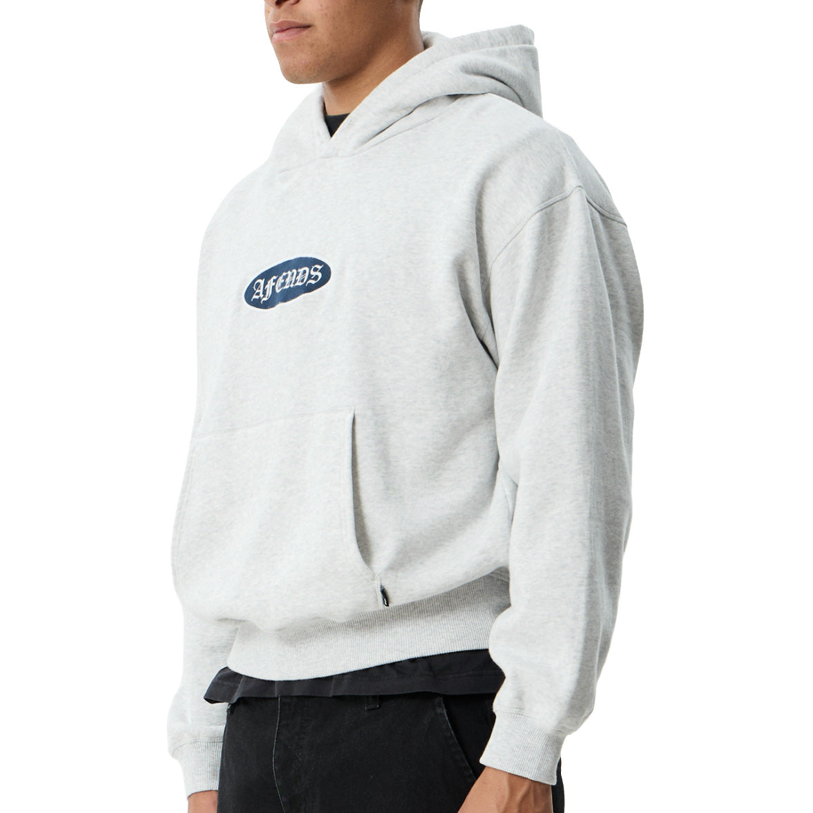 Supply - Pull On Hood - Grey Marle