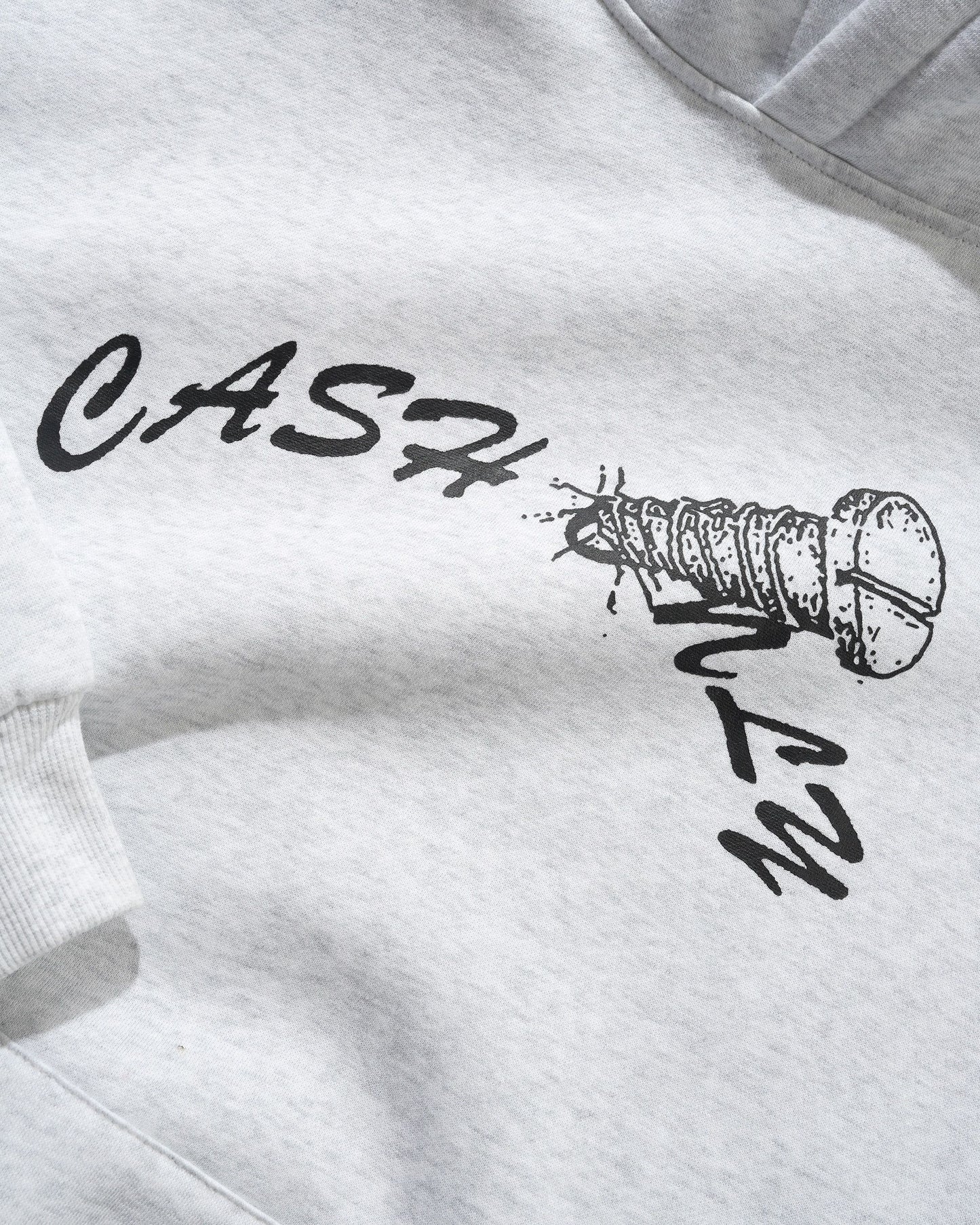 Screw Logo Pullover Hood - Ash