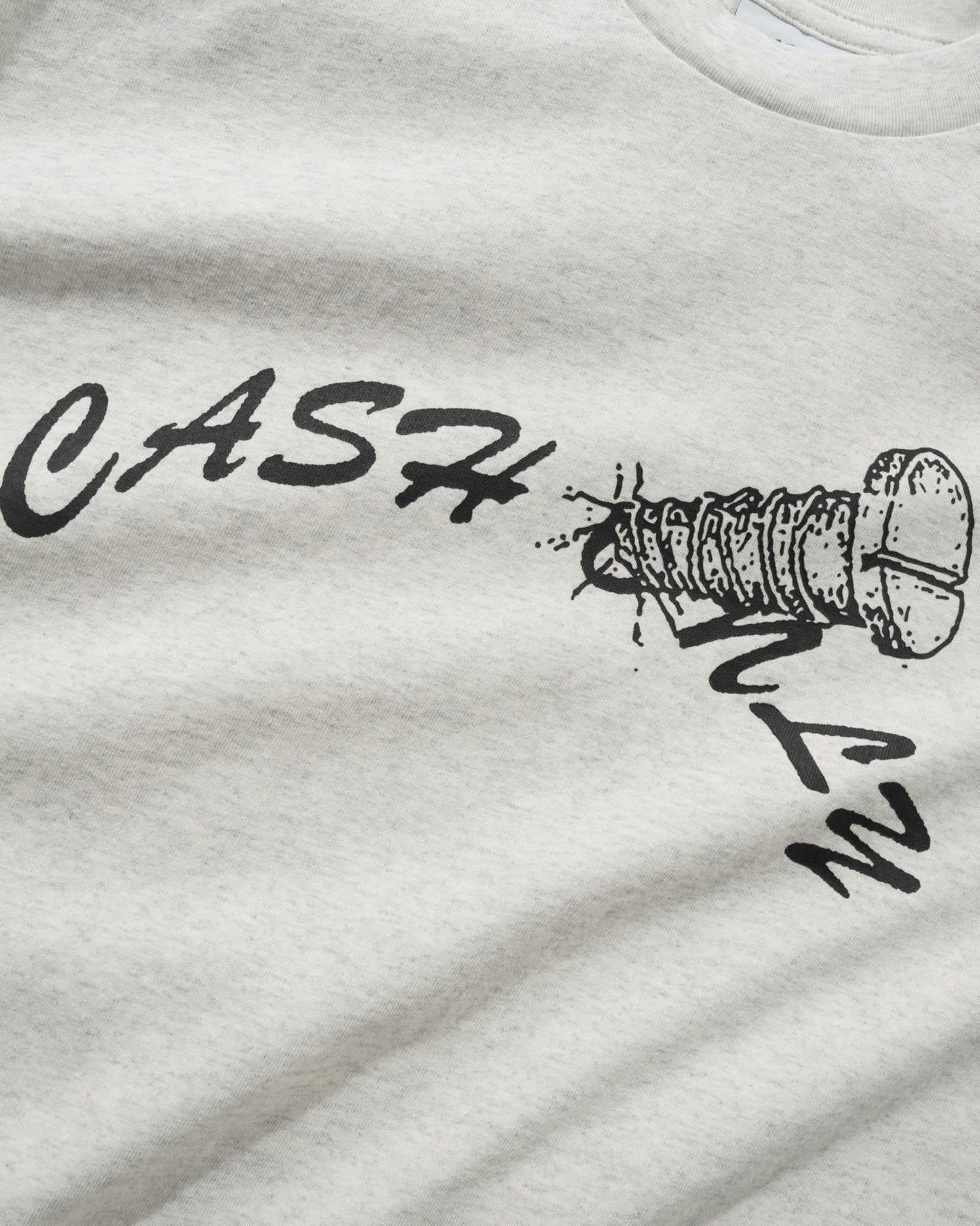 Screw Logo Tee - Ash