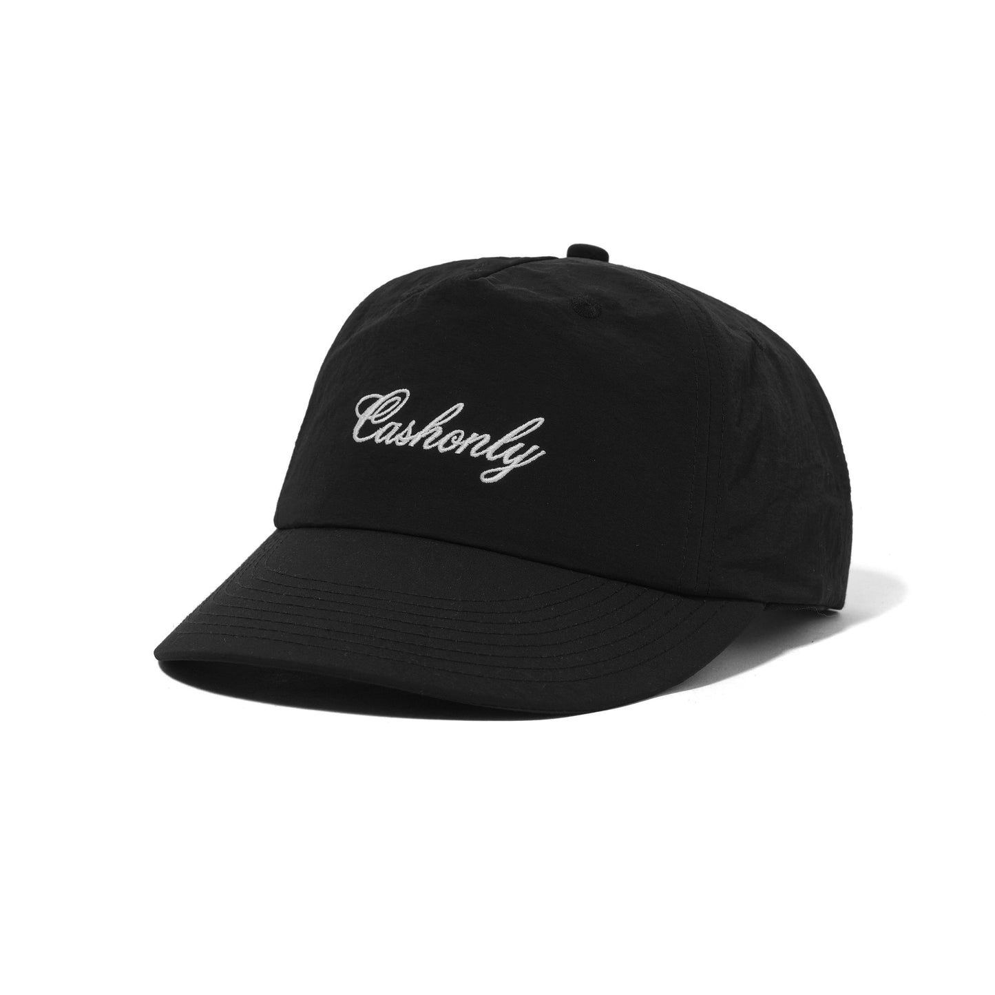 Script 5 Panel Cap - Black