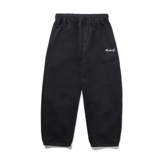 Script Fleece Sweatpants - Black