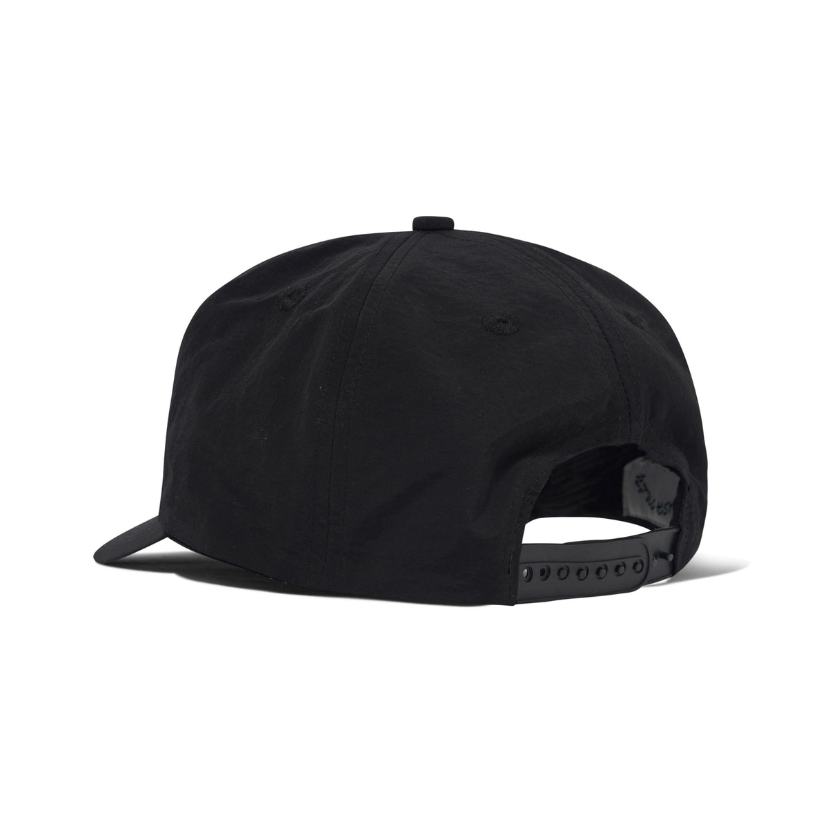 Script 5 Panel Cap - Black