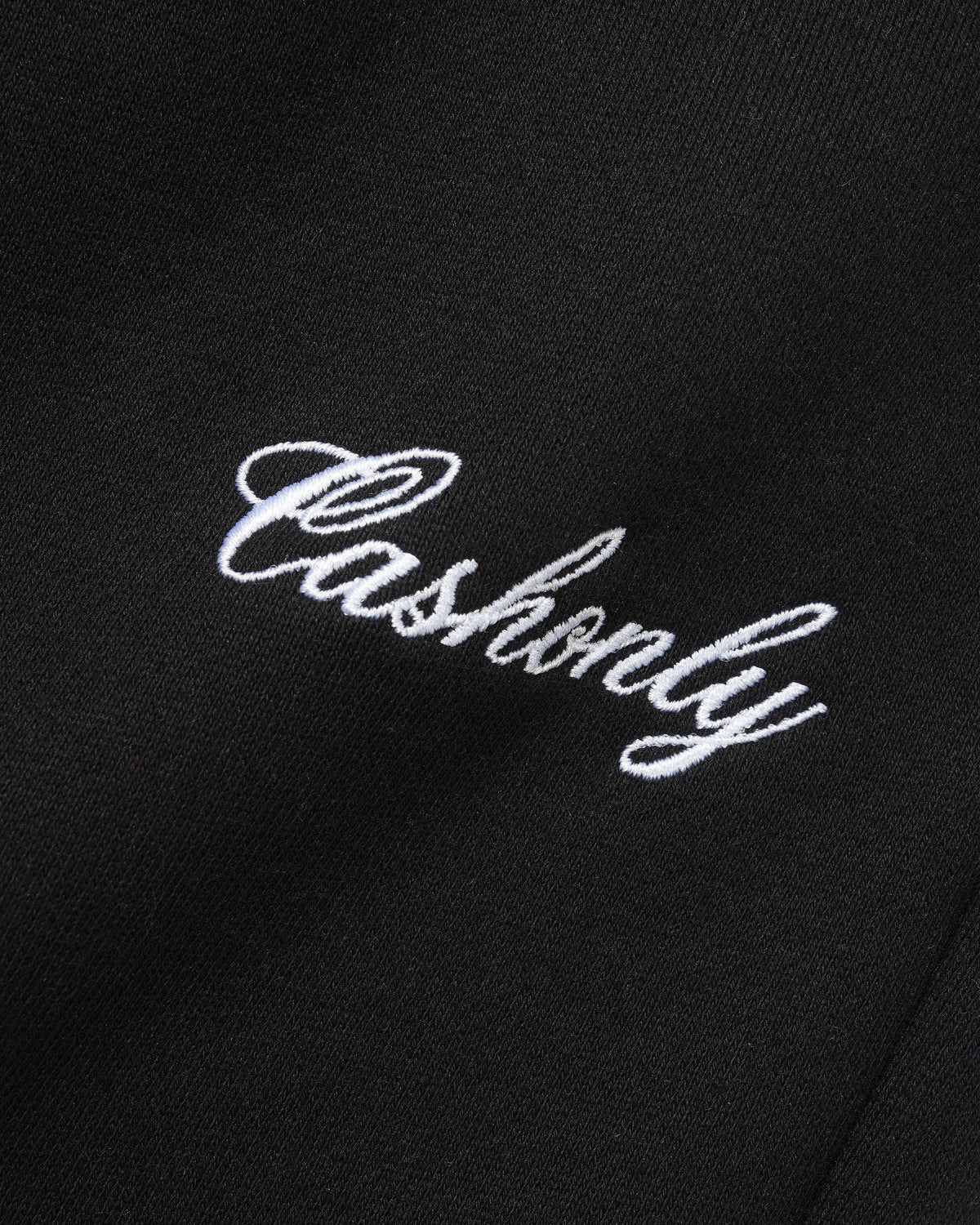 Script Fleece Sweatpants - Black