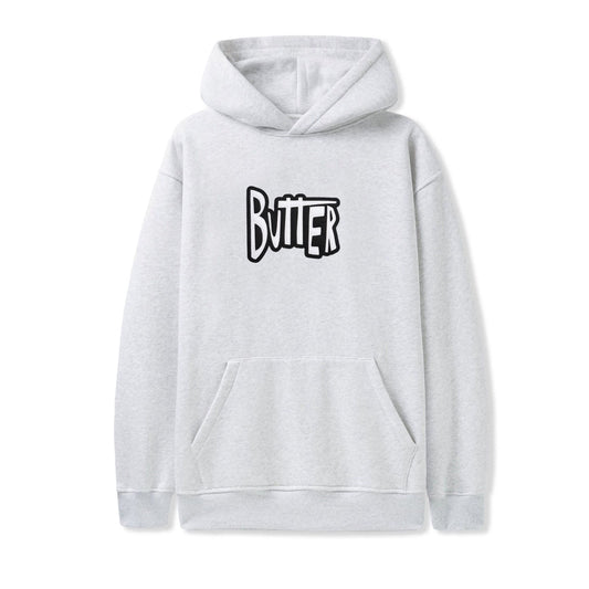 Sketch Applique Pullover Hood - Ash