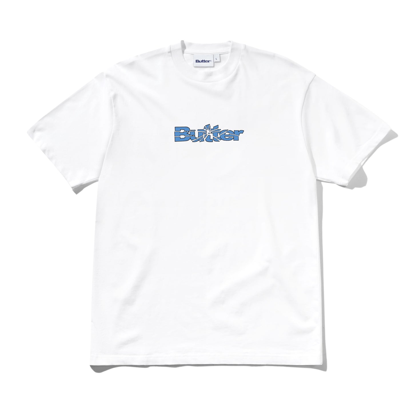 Smashed Logo Tee - White