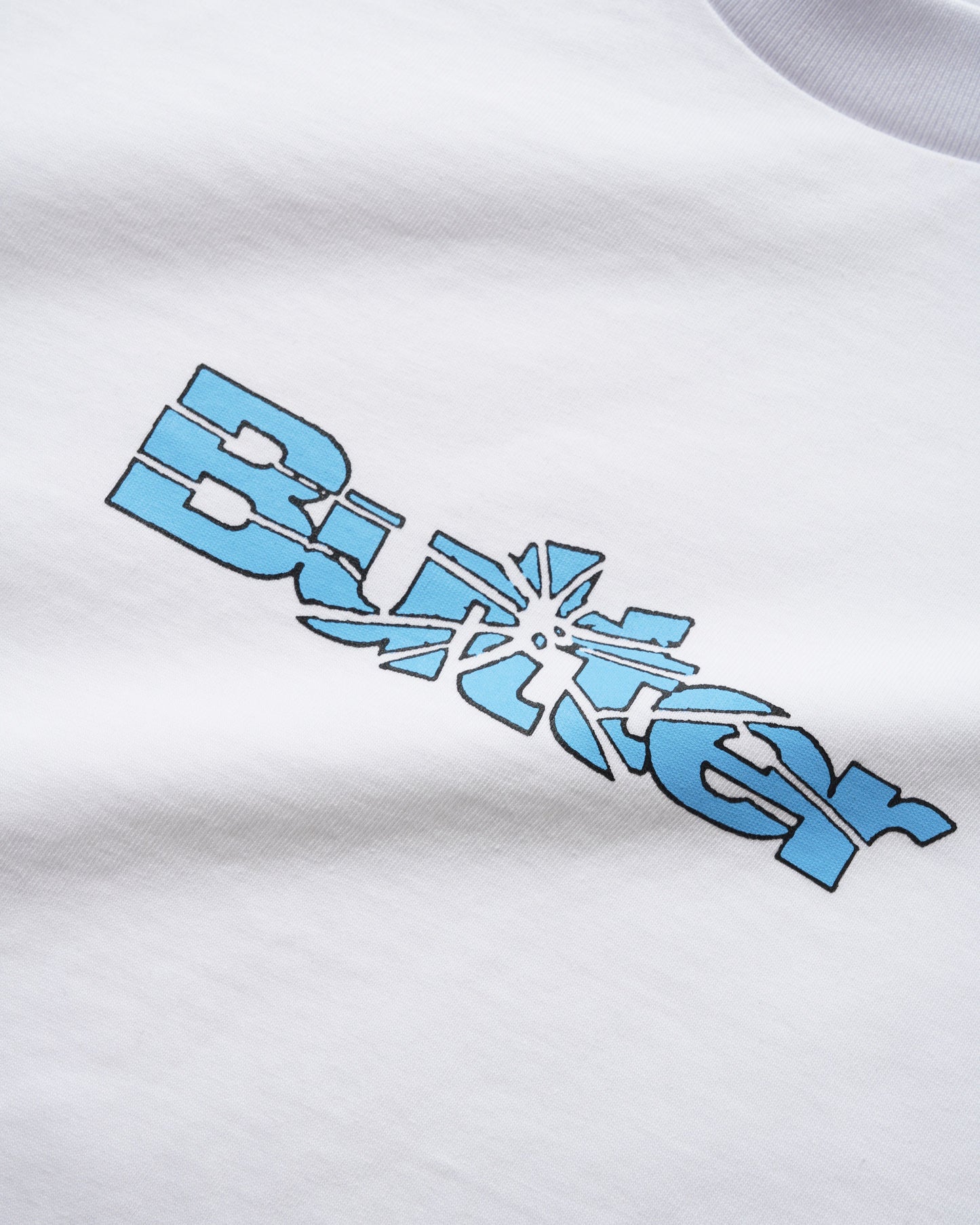 Smashed Logo Tee - White