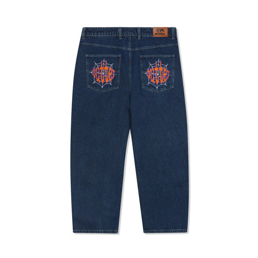 Spider Denim Jeans - Dark Indigo