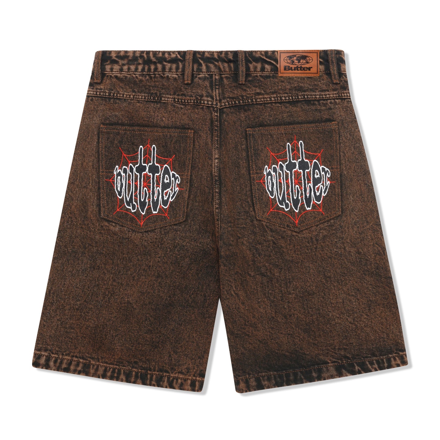 Spider Denim Short - Brown