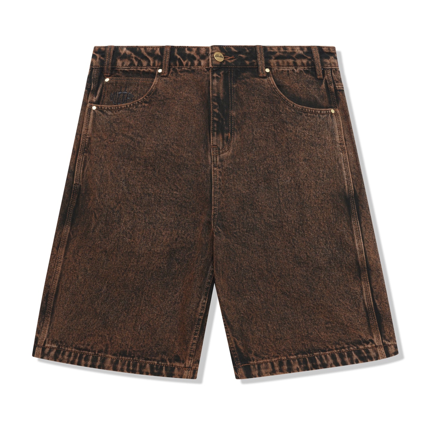 Spider Denim Short - Brown