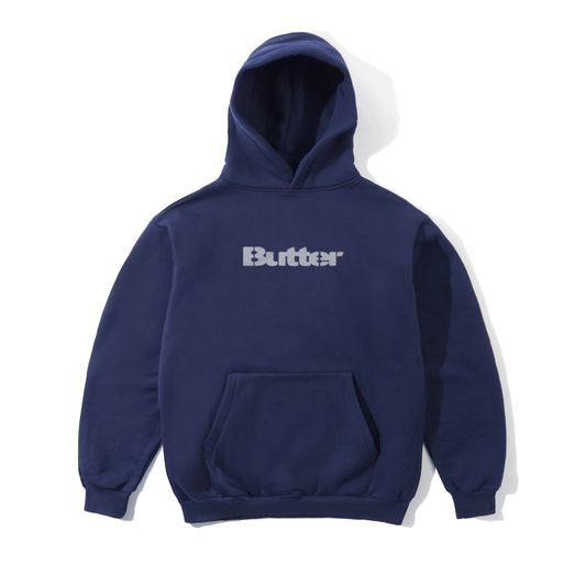 Stencil Logo Pullover hood - Navy