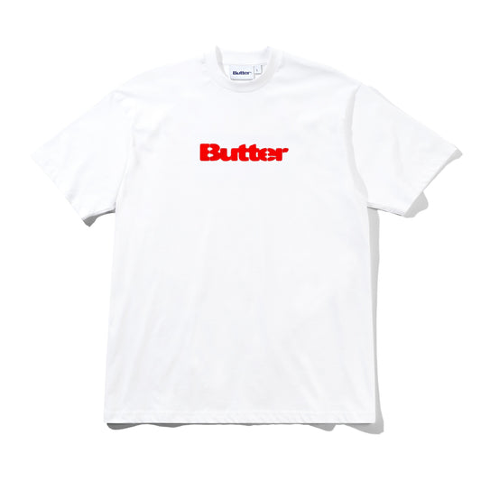 Stencil Logo Tee - White