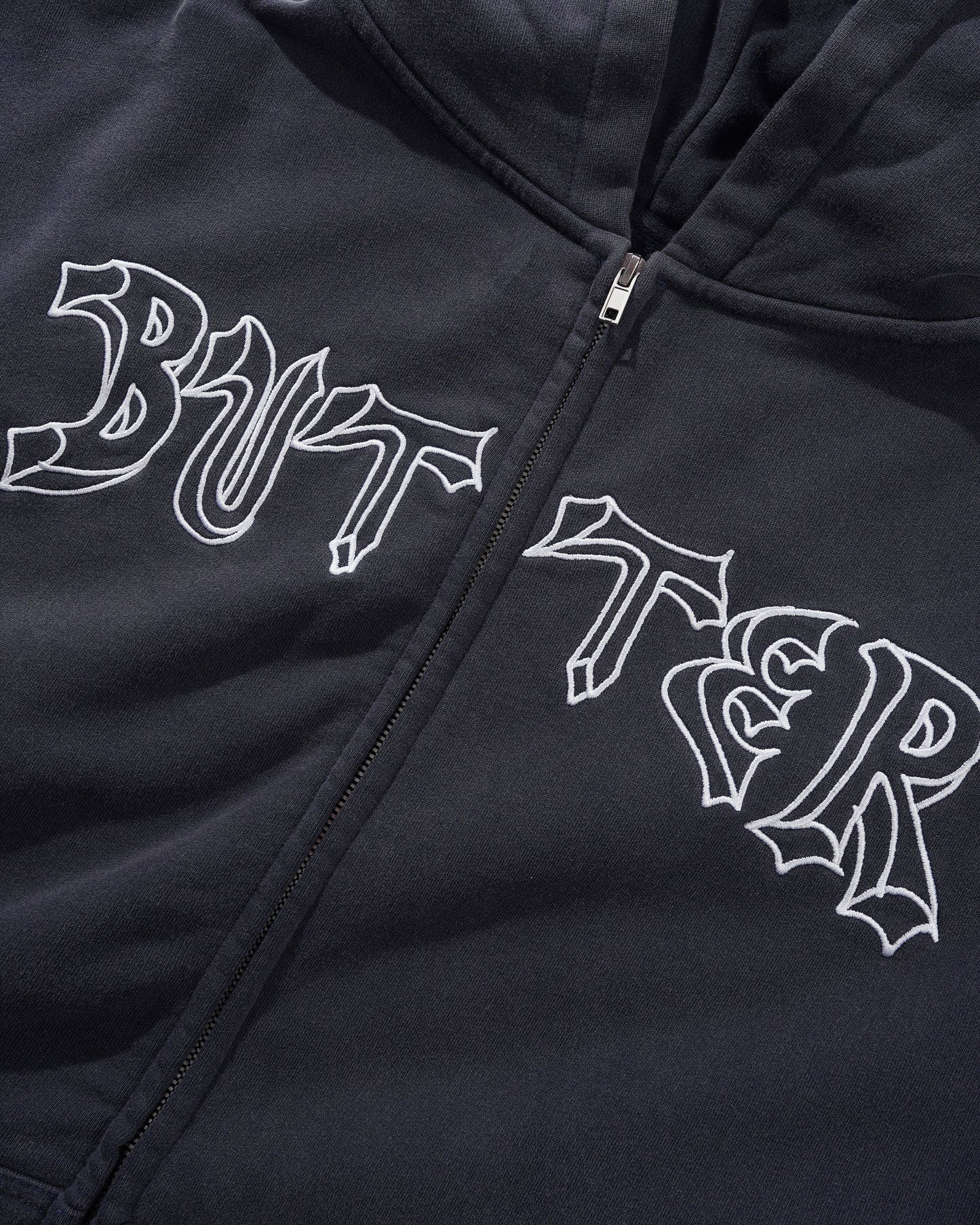 Thirteen Zip-Thru Hood - Washed Navy