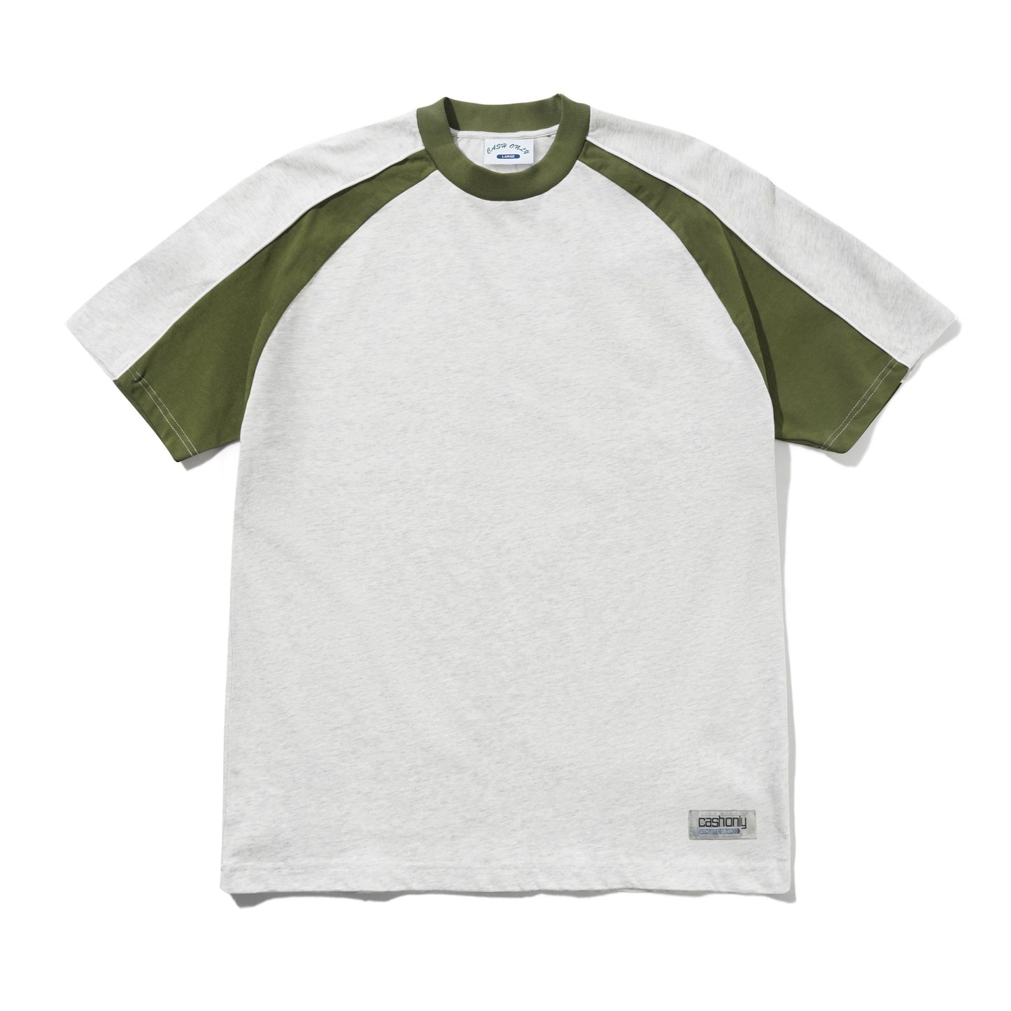 Track Panel Tee - Ash/Army