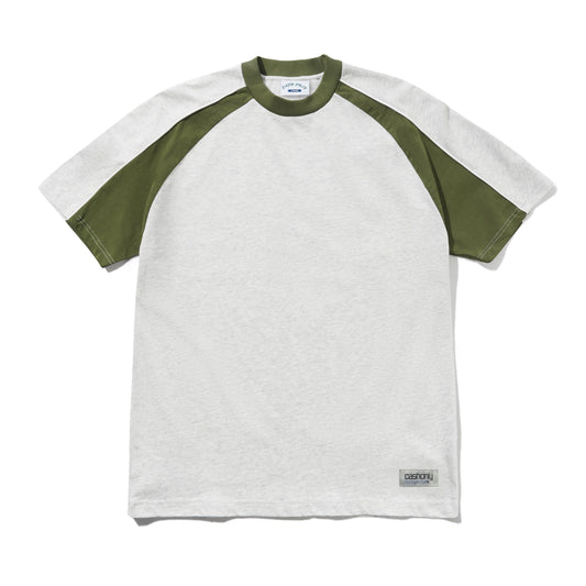 Track Panel Tee - Ash/Army