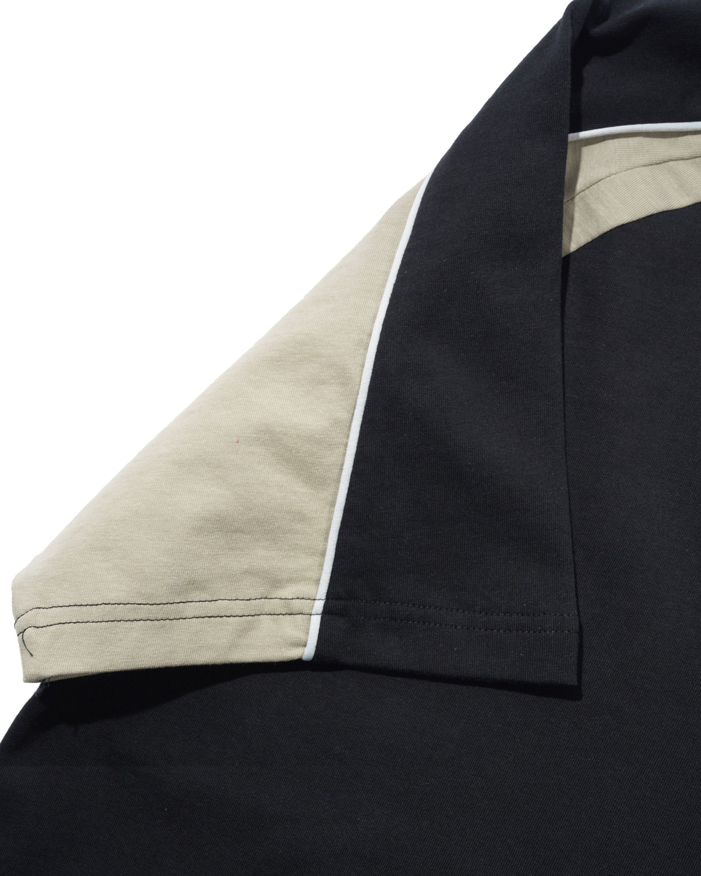 Track Panel Tee - Black/Cove