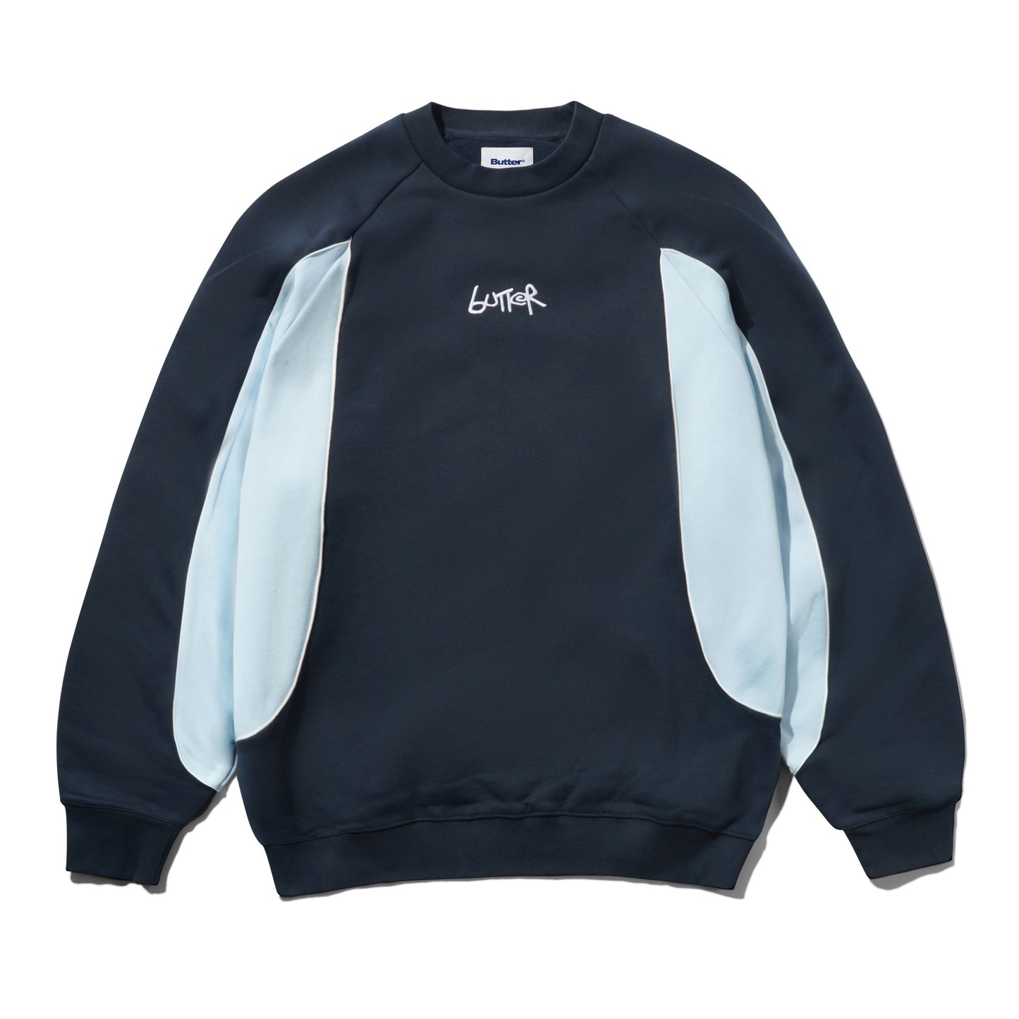 Tread Crewneck - Navy/Sky