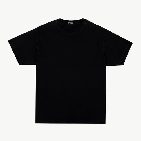 Genesis Heavyweight Boxy Tee - Black