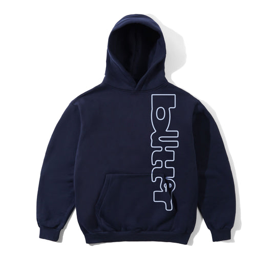 Warped Pullover Hood - Navy
