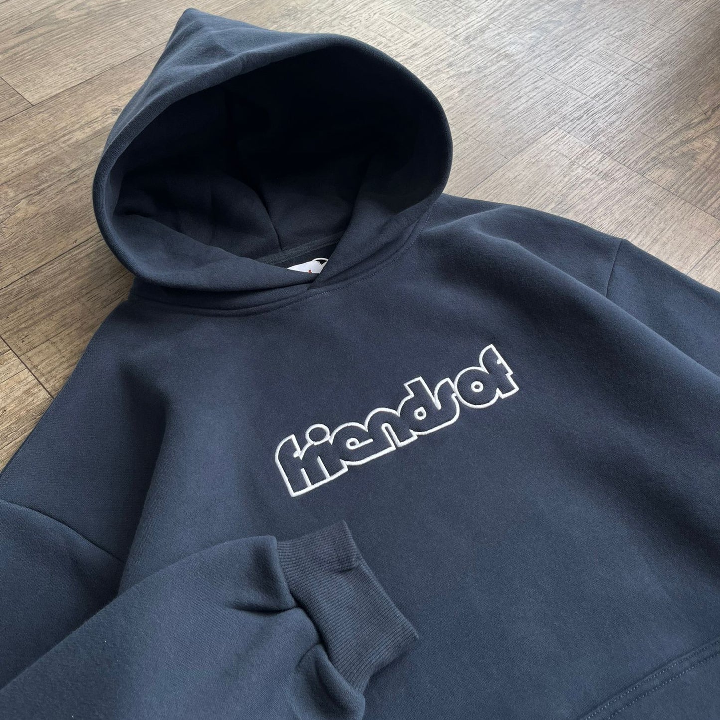 Friends Of 'Keyline Logo' Hoody - Dark Navy