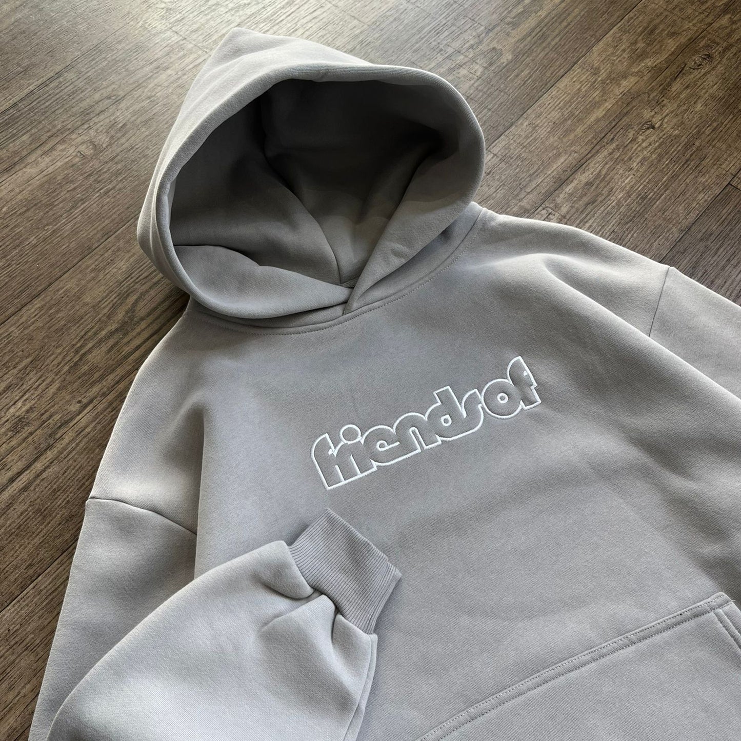 Friends Of 'Keyline Logo' Hoody - Nimbus Grey