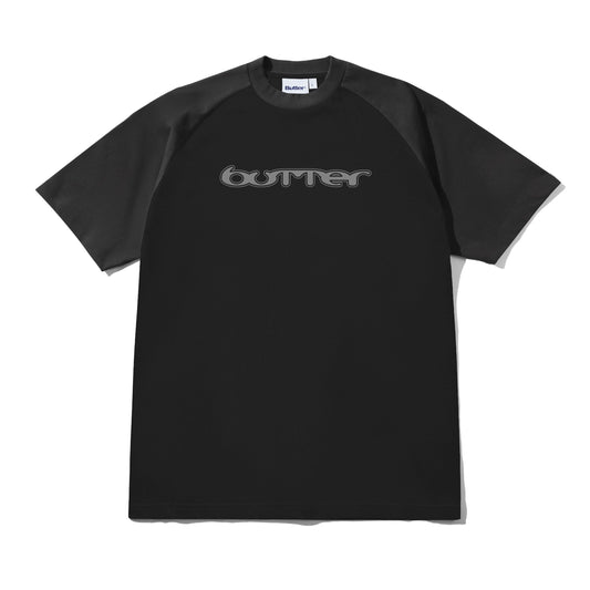 Witness Raglan Tee - Black/Dark Grey