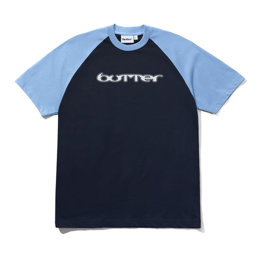 Witness Raglan Tee - Sky/Navy