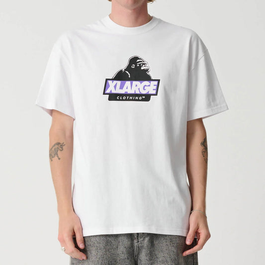 Slanted S/S Tee - White